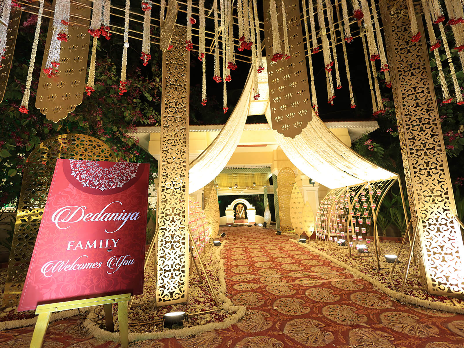 image showing beautiful decoration for outdoor wedding